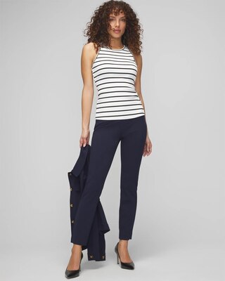 Slip-On Straight Leg Pants | White House Black Market